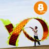 8 Meters (26.2 FT)  Gold Dragon Ball Poi,  3D Golden Dragon Ribbon Streamer with 340g Weighted Ball & Swing Rope and Travel Bag